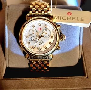 Michele Sidney Gold Watch